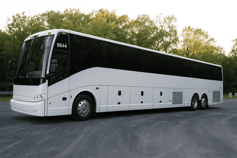 exterior of Las Cruces Coach Bus Service coach bus