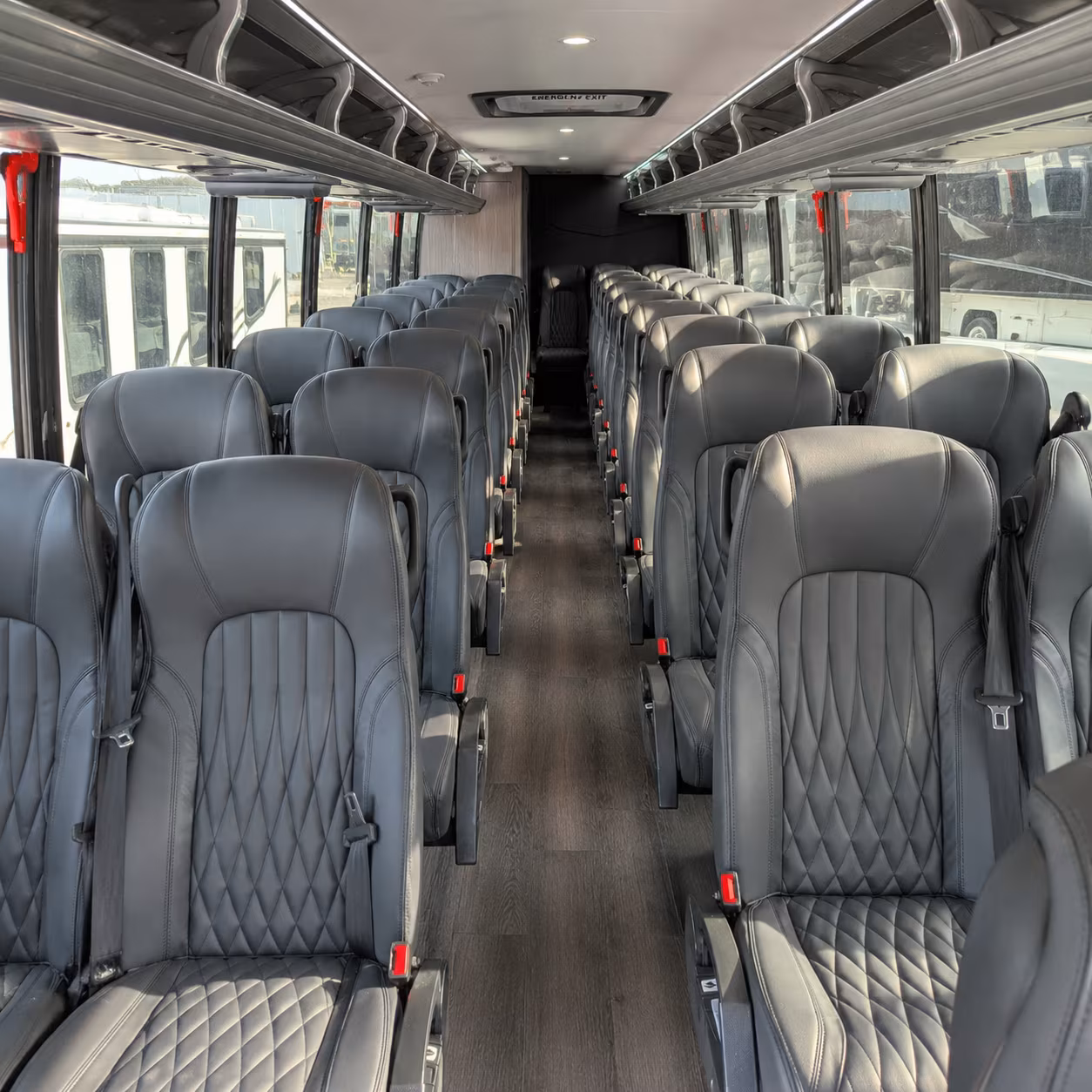las cruces 25 passenger minibus interior