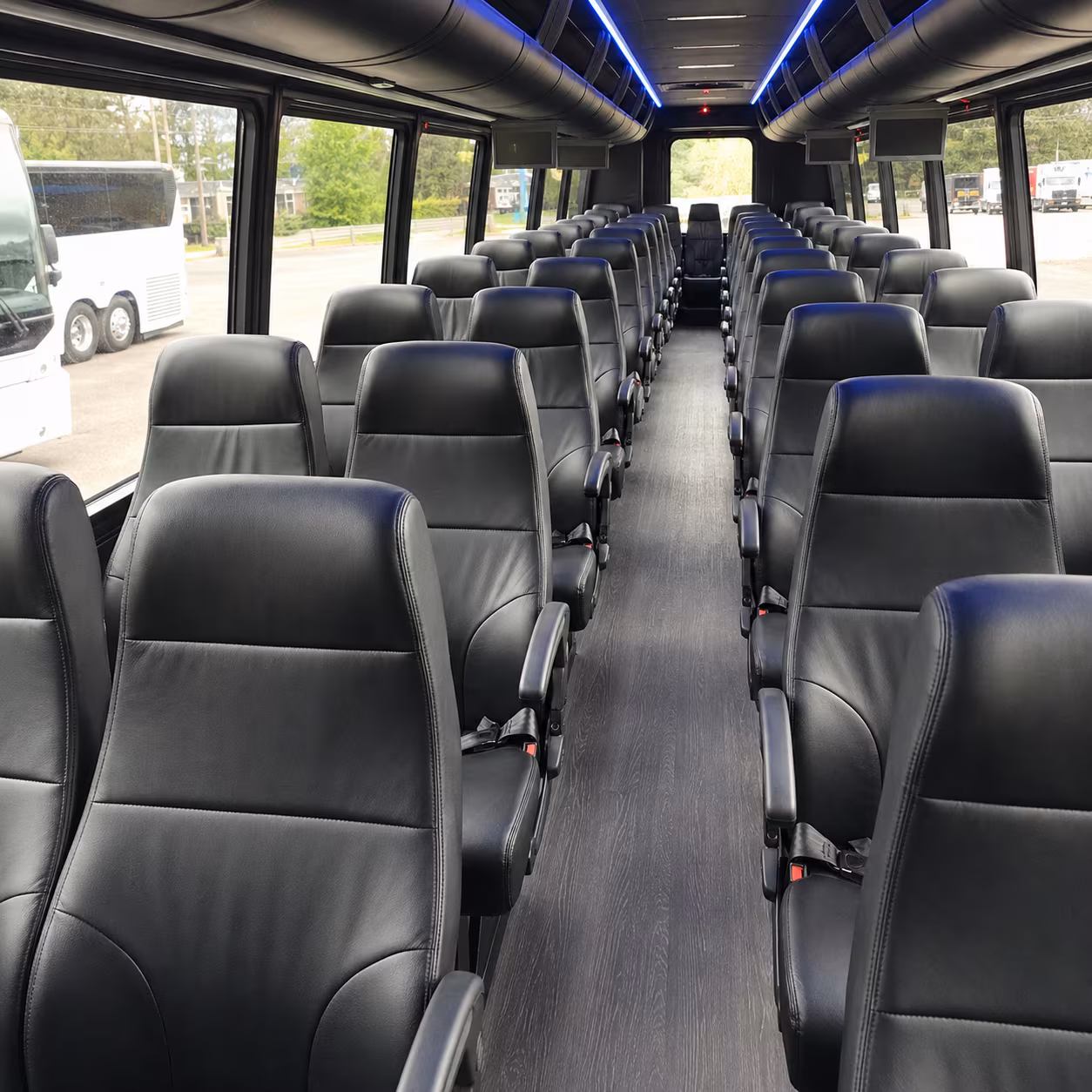 las cruces 30 passenger minibus inside