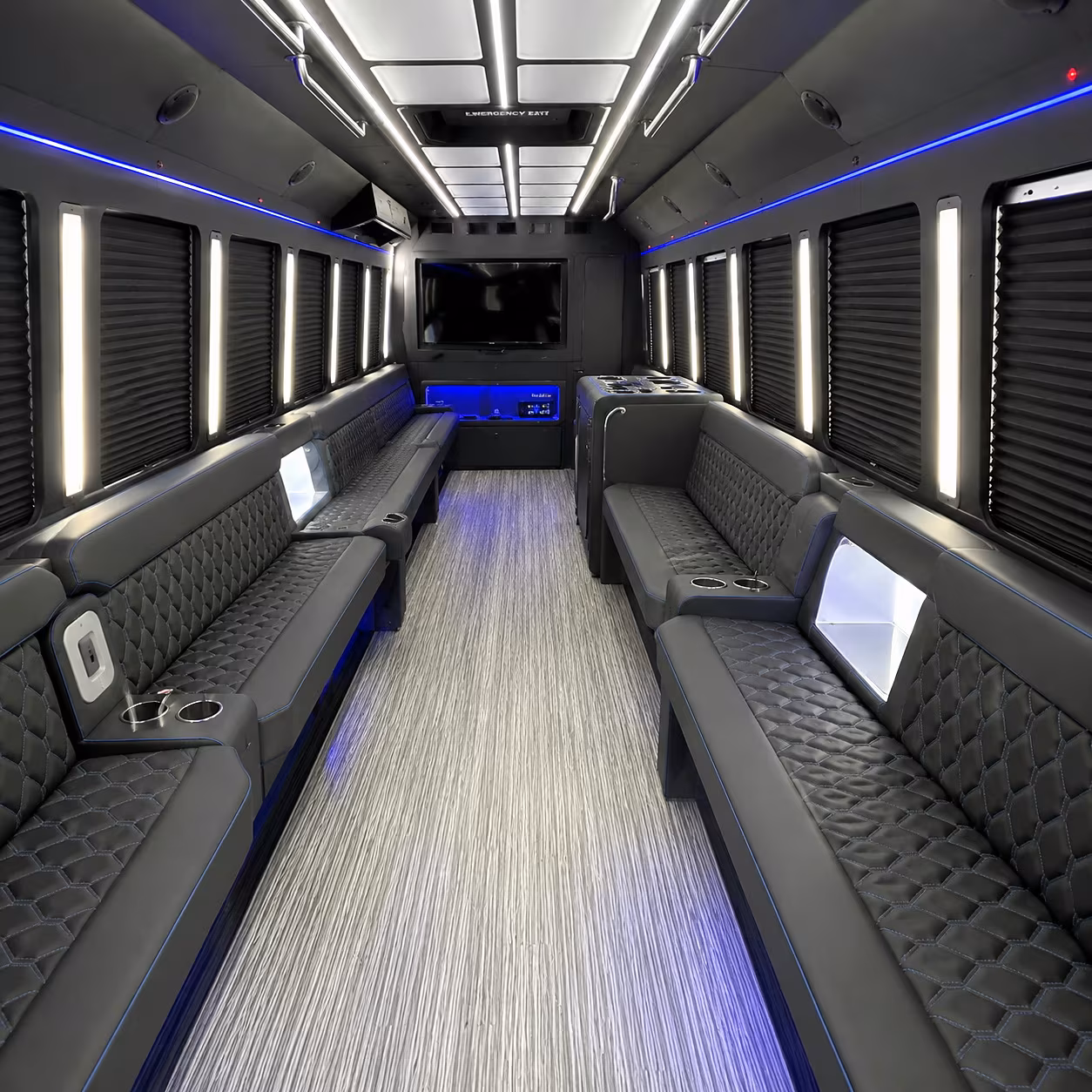 las cruces party bus interior