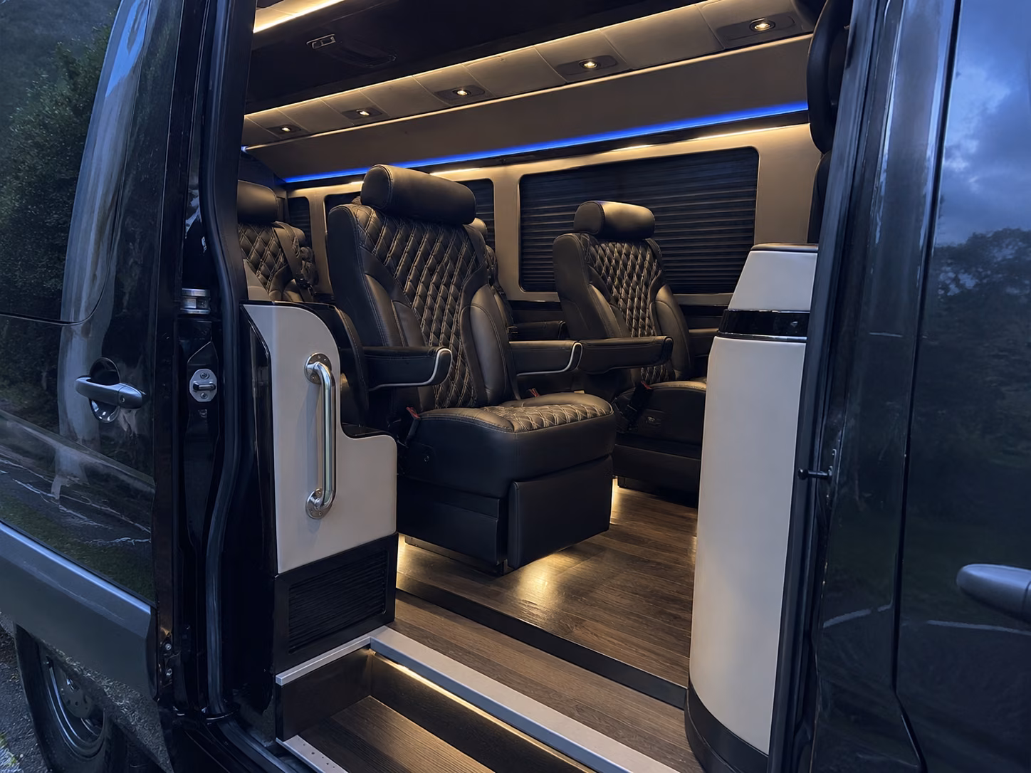 las cruces private event transportation onboard seating