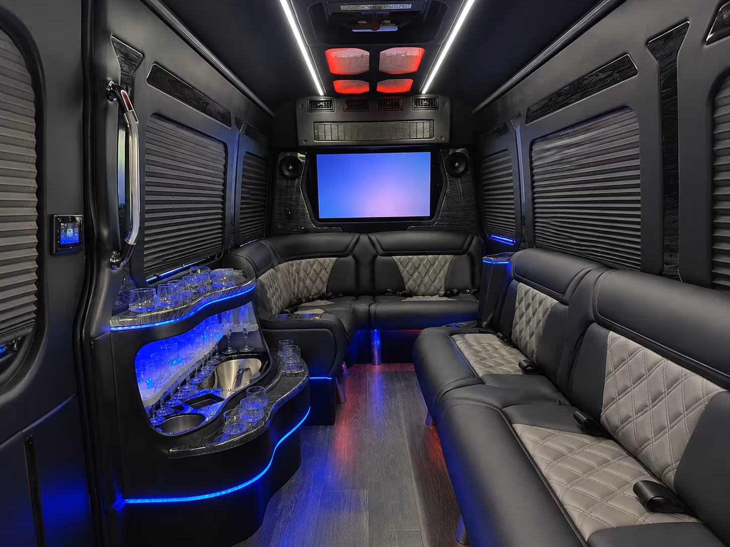 las cruces sprinter limousine interior