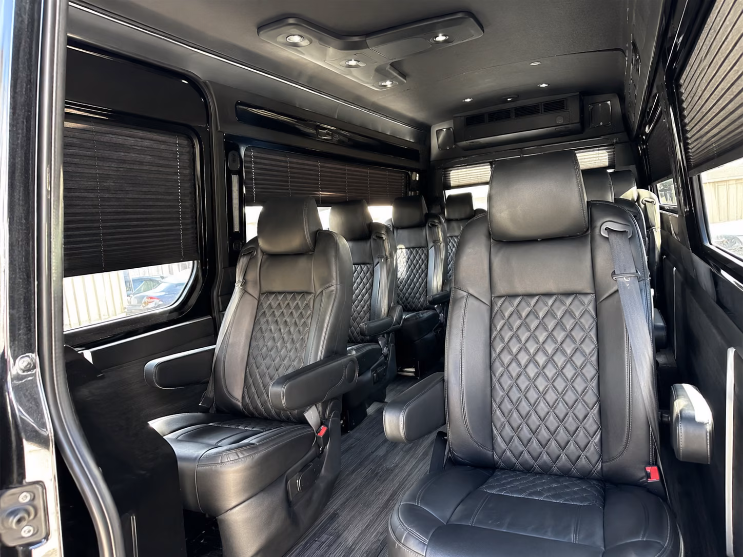 las cruces sprinter van with driver inside