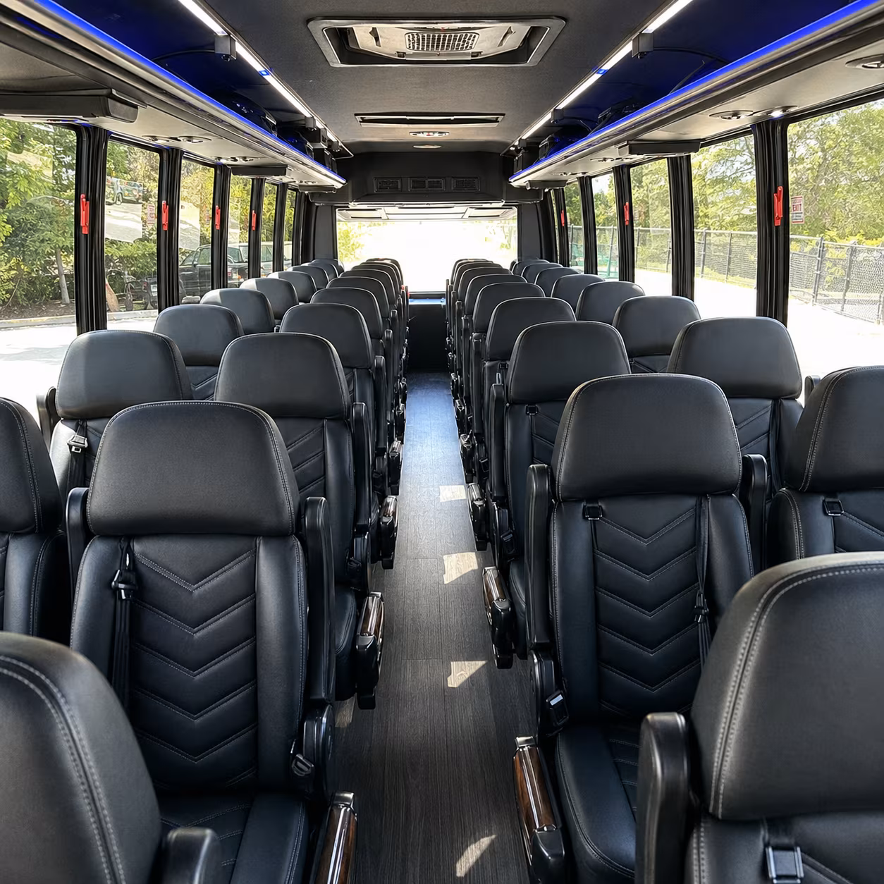 minibuses for smaller prom groups heading out in las cruces